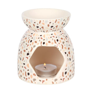 Terrazzo Print Ceramic Oil Burner