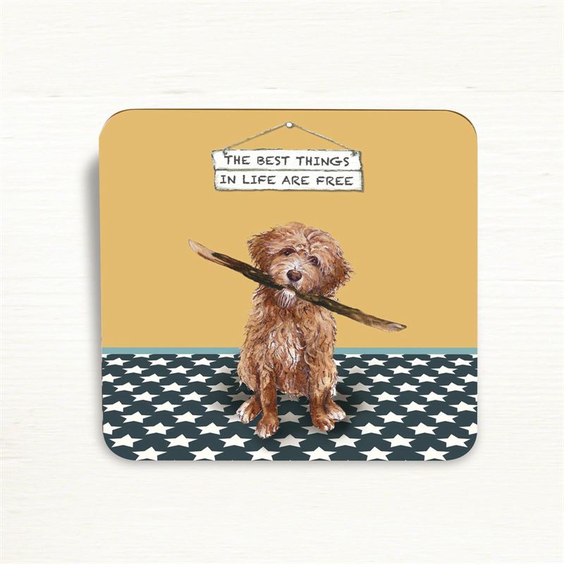 Assorted 'Little Dog Laughed' Drink Coasters