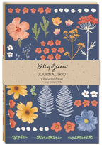 Blue Botanicals Recycled Journals Set of 3