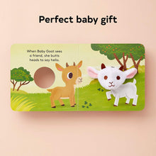 Load image into Gallery viewer, Baby Goat Finger Puppet Book