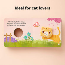 Load image into Gallery viewer, Baby Kitten Finger Puppet Book