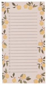 Lemons List It Magnetic Notepad