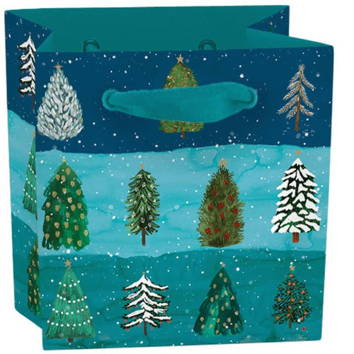 Conifer Trees Mini Gift Bag