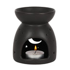 Black Mystical Moon Wax/Oil Burner