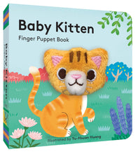 Load image into Gallery viewer, Baby Kitten Finger Puppet Book