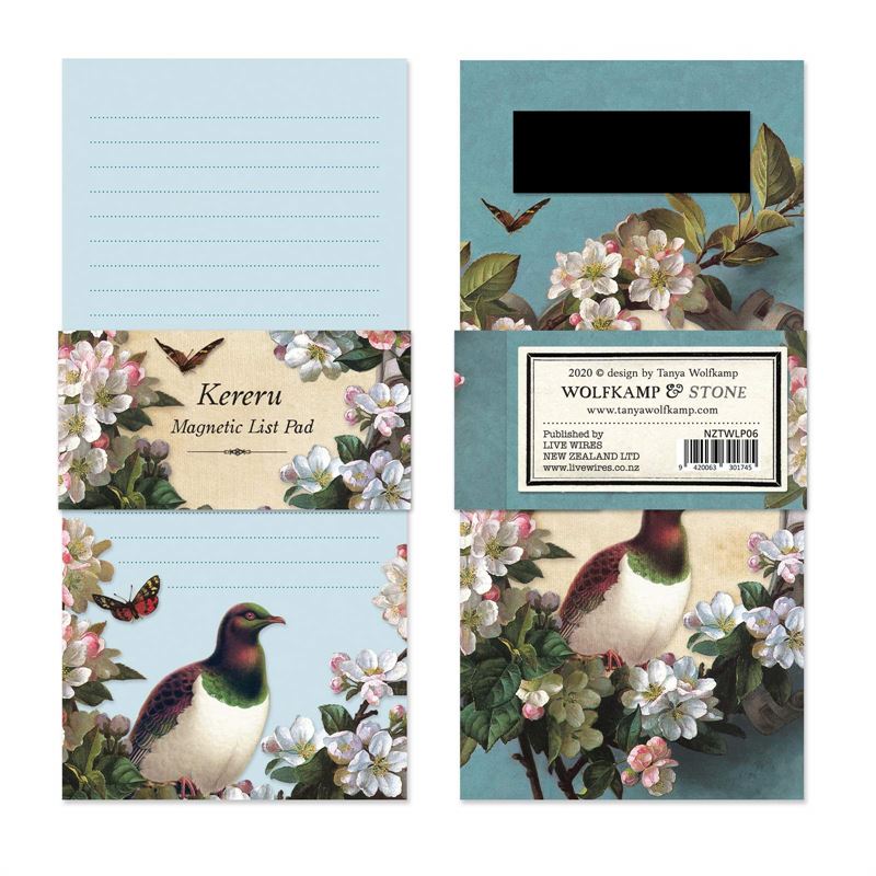 Kereru & Kotare Magnetic List Pad