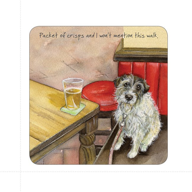 Assorted 'Little Dog Laughed' Drink Coasters