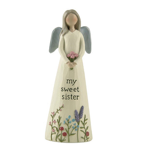 Sweet Sister Angel Figurine 13cm