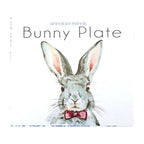 Blue Bunny Ceramic Plate