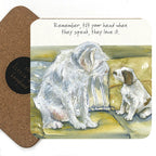 Assorted 'Little Dog Laughed' Drink Coasters