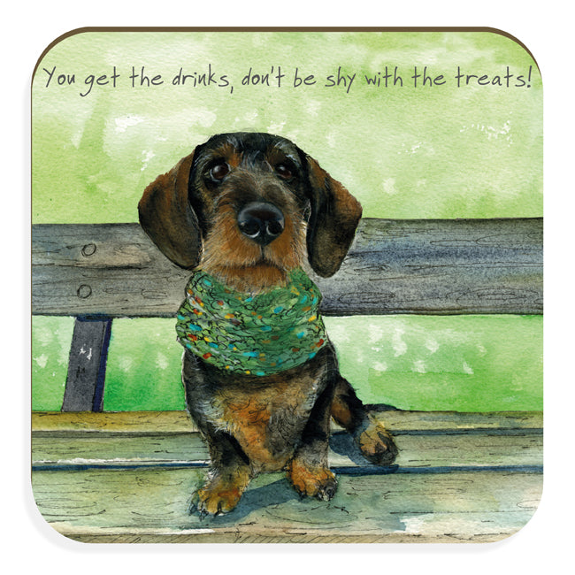 Assorted 'Little Dog Laughed' Drink Coasters