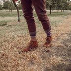 Purple Rain Adult Crew Solmate Socks