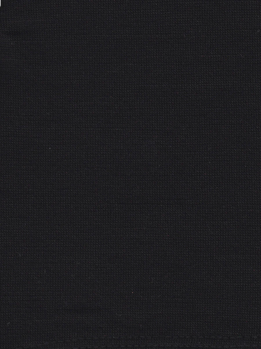 Hobo Length Black Plain Gloves