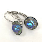 Isa Dambeck 9mm Swarovski Stone Silver Earrings Assorted Colours Earrings