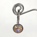 Isa Dambeck 9mm Swarovski Stone Silver Earrings Assorted Colours Earrings