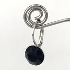 Isa Dambeck 9mm Swarovski Stone Silver Earrings Assorted Colours Earrings