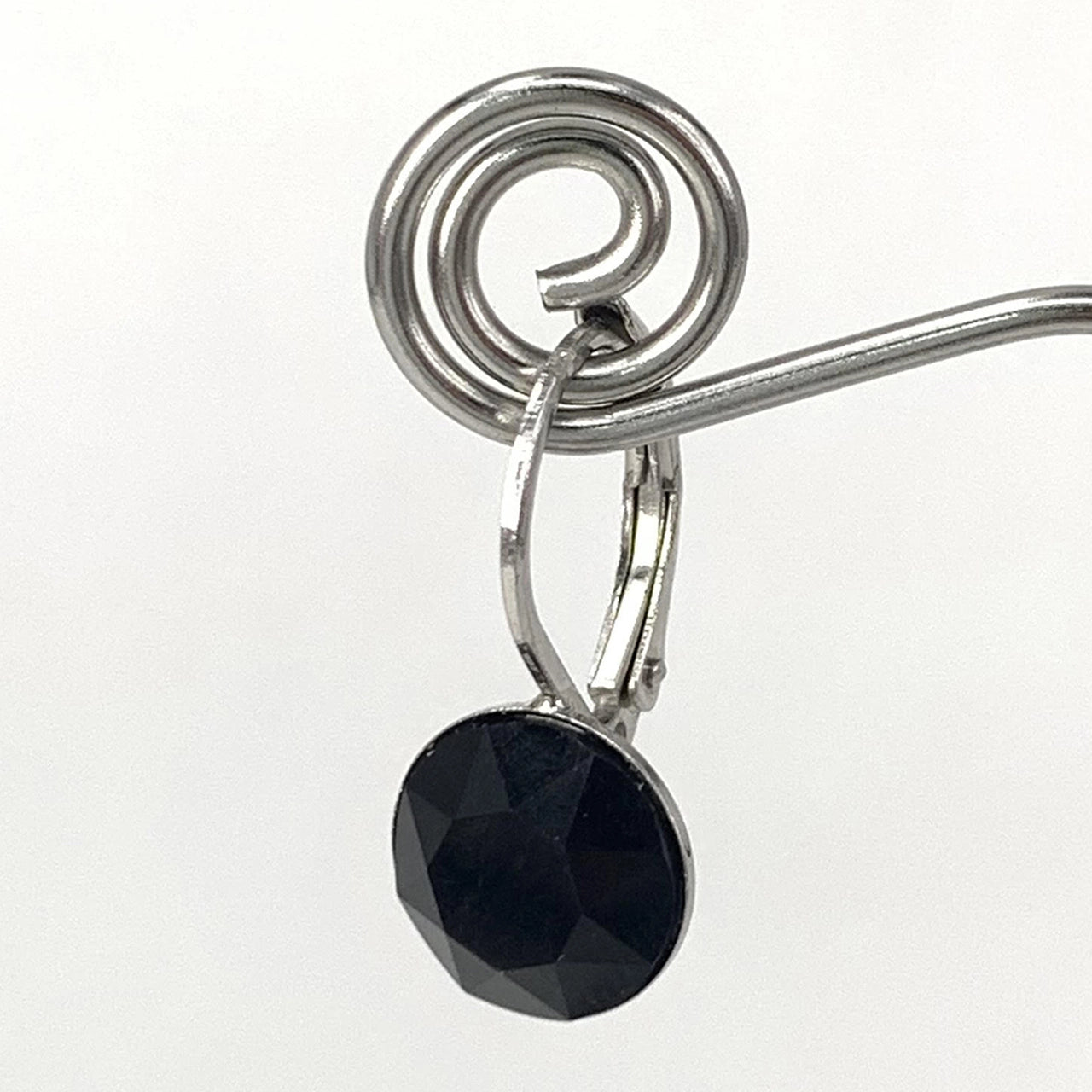 Isa Dambeck 9mm Swarovski Stone Silver Earrings Assorted Colours Earrings