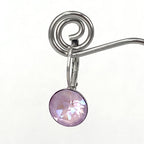 Isa Dambeck 9mm Swarovski Stone Silver Earrings Assorted Colours Earrings