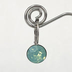 Isa Dambeck 9mm Swarovski Stone Silver Earrings Assorted Colours Earrings