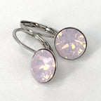 Isa Dambeck 9mm Swarovski Stone Silver Earrings Assorted Colours Earrings