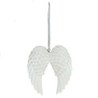 Double Angel Wing Glitter Decoration