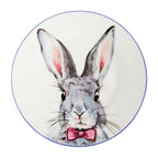 Blue Bunny Ceramic Plate