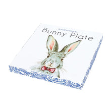 Load image into Gallery viewer, Blue Bunny Ceramic Plate