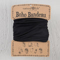 Boho Bandeau Solid Black