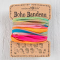 Boho Bandeau Coral Turq Ombre
