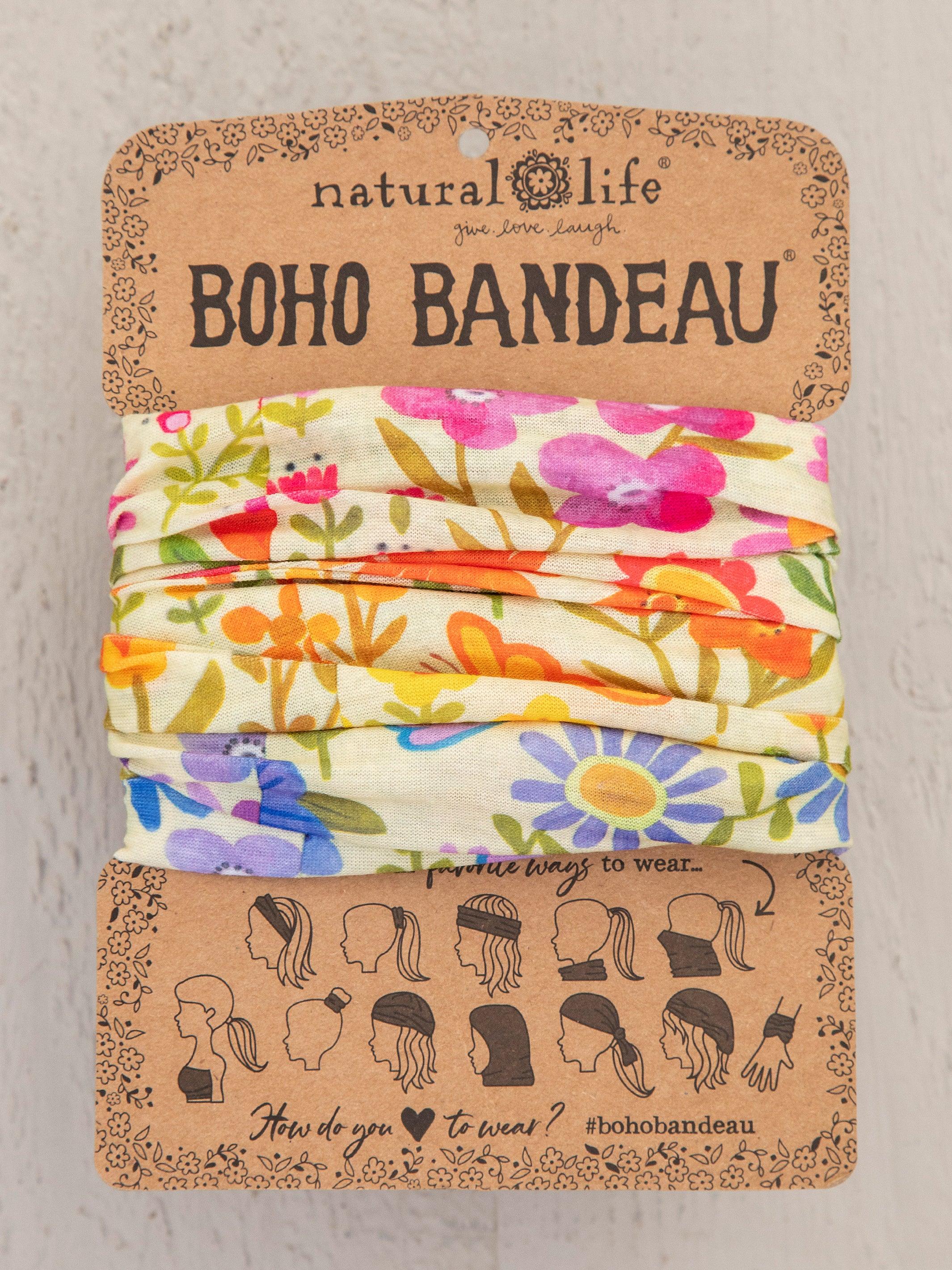 Boho Bandeau Rainbow Floral