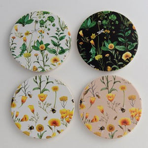 Bees & Flowers Coaster