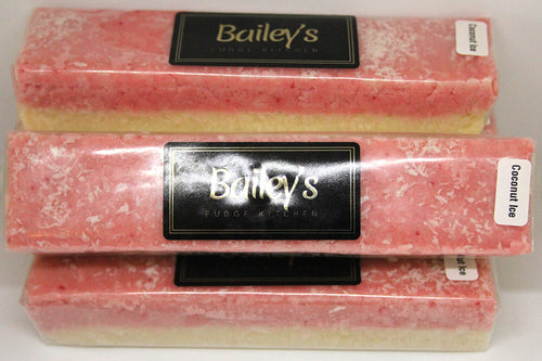 Baileys Coconut Ice Fudge