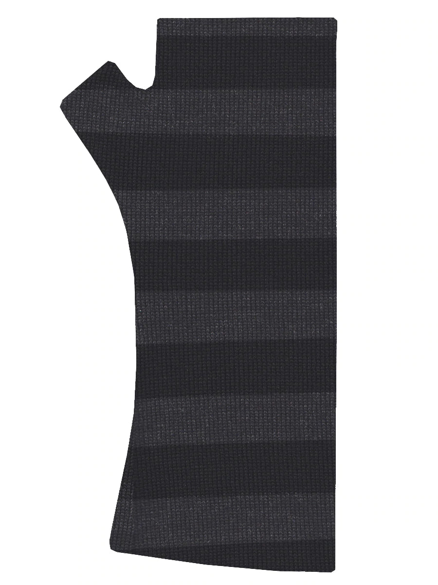 Regular Length Black Charcoal Knit