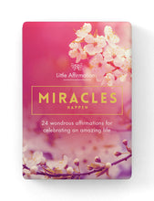 Load image into Gallery viewer, Miracles Happen Affirmation Cards