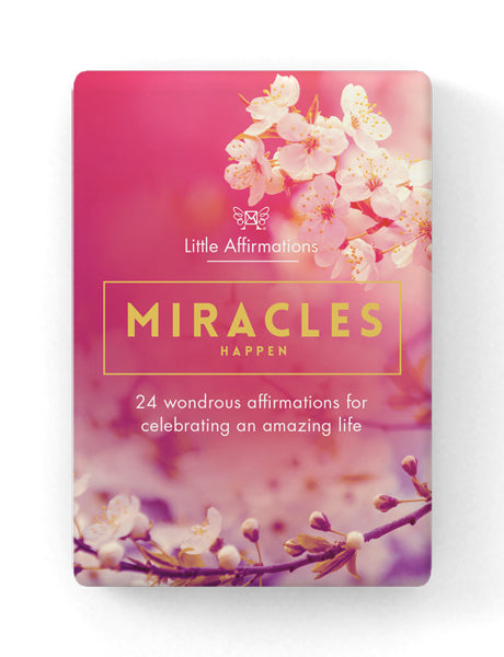 Miracles Happen Affirmation Cards