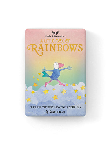 A little box of Rainbows Affirmation Cards