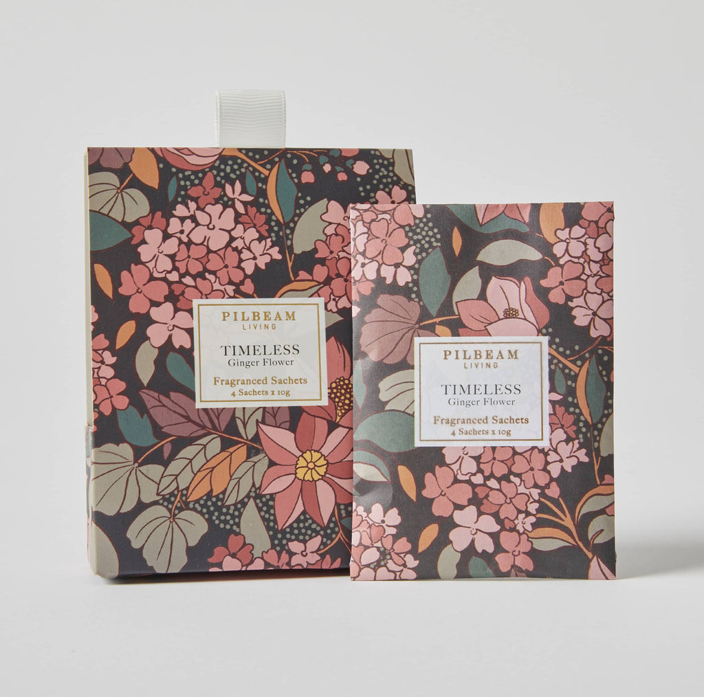 Timeless Scented Mini Sachet Pack of 4: Ginger Flower