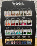 Isa Dambeck Gold Drop Swarovski Earring Assorted Colours