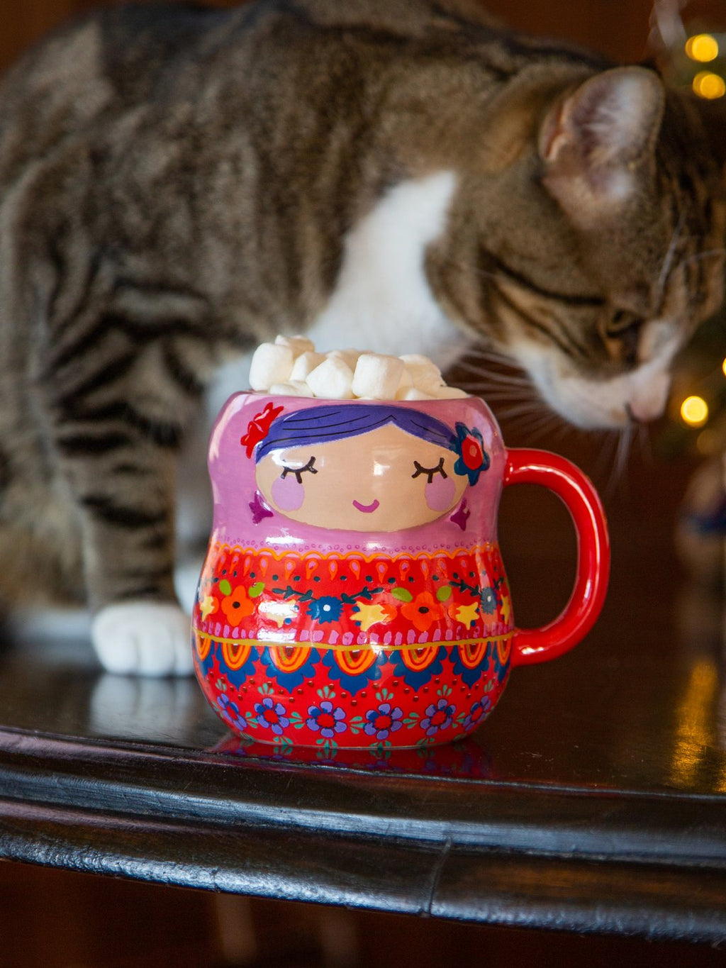 Vera Nesting Doll Folk Art Mug