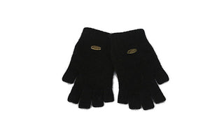 Merino Possum Fingerless Gloves Black