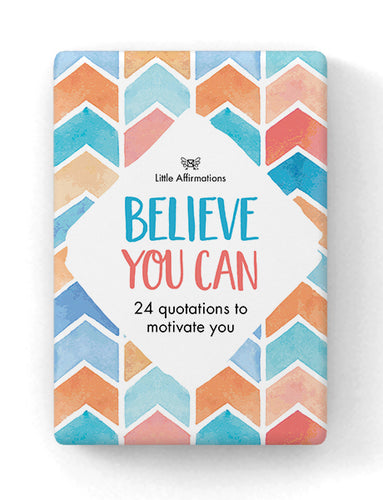Believe You Can Quotation Cards