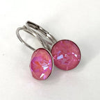 Isa Dambeck 9mm Swarovski Stone Silver Earrings Assorted Colours Earrings
