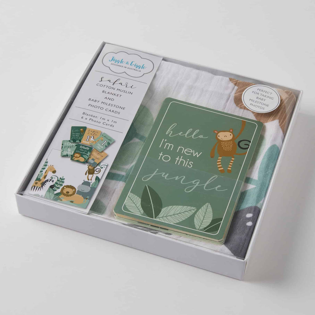 Safari Milestone Muslin Set