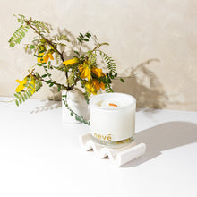 Load image into Gallery viewer, Kowhai Blossom + Lime Woodwick Candle