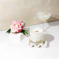 Pink Peony + Prosecco Woodwick Candle