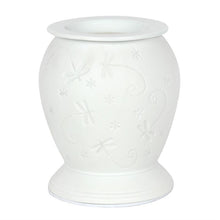Load image into Gallery viewer, Dragonfly White Ceramic Electric Wax/Oil Burner