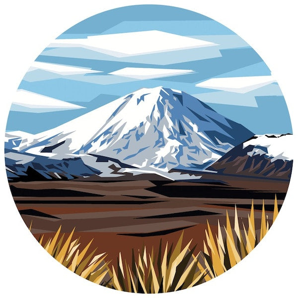 Ruapehu Decal 28cm