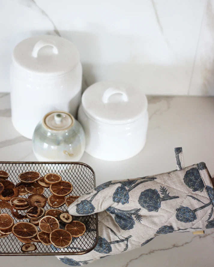 Artichoke Single Oven Glove Dark Slate