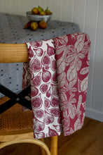 Load image into Gallery viewer, Fig Tea Towel Ruby Set of 2