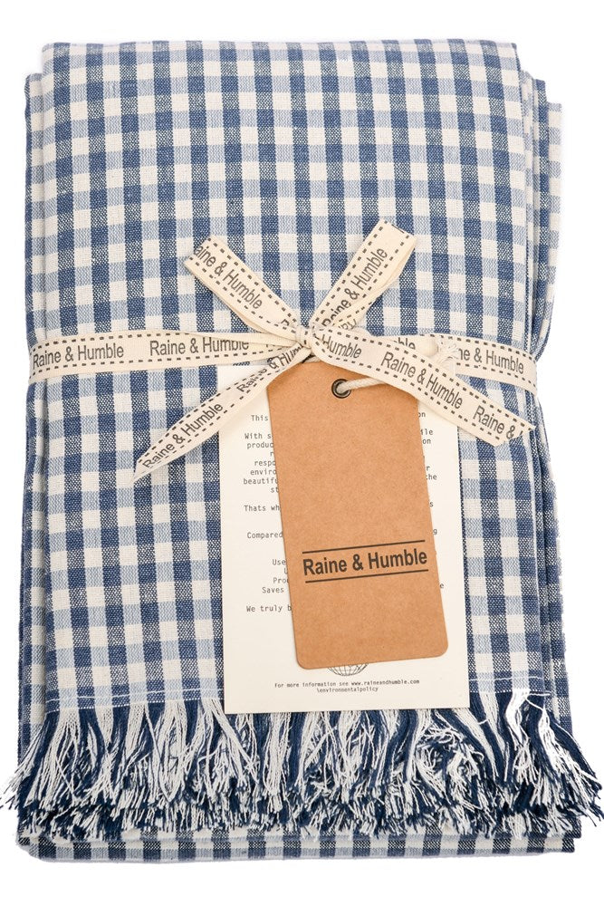 Gingham Tablecloth Blueberry